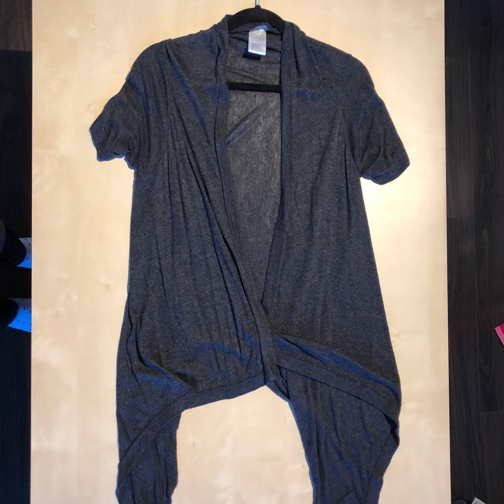 Grey Waterfall cardigan